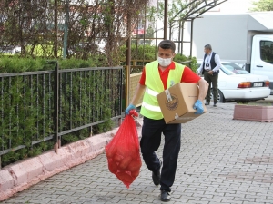 Talas’ta Kapanan İş Yeri Mağdurlarına Destek