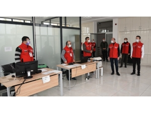 Başkan Pekyatırmacı Ve Kaymakam Yamlı Vefa Grubu Çalışmalarını İnceledi