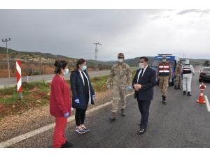 Kaymakam İmamoğlu’ndan Kontrol Noktalarına Ziyaret