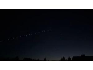 Siverek Semalarında Görülen Işıklar Heyecana Neden Oldu