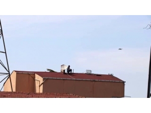 Hava Almak İçin Çatıya Çıktı Karşısında Polis Dronesini Görünce Şaşkına Döndü