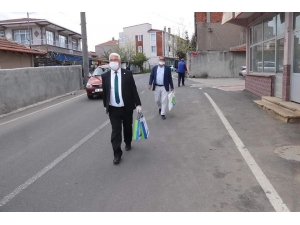 Ergene Belediyesi Maske Dağıtımlarına Devam Ediyor