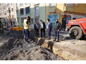 Başkan Sarıkurt Çalışmaları Yerinde İnceledi