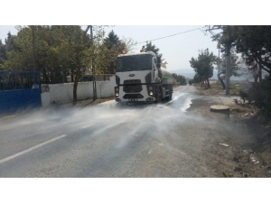 Kırsal Mahalleler Dezenfekte Ediliyor