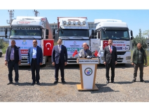 Şanlıurfa’dan İdlib’e 3 Tır Yardım