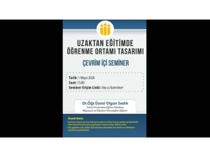 Uzaktan Eğitimde Çevrimiçi Seminer