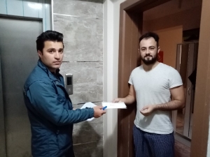 Malkara’da Ptt Görevlileri Maske Dağıtmaya Başladı