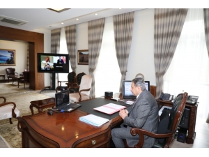 Ortaokulun Yapım Protokolü Telekonferansla İmzalandı