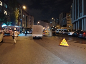 Şişli’de Çalışma Yapılırken Doğal Gaz Borusu Patladı