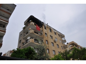 Milas’ta Konut Yangını Ucuz Atlatıldı