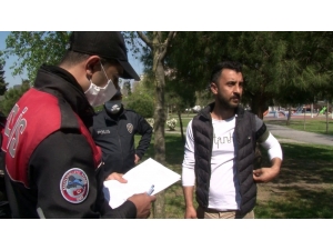 Maske Takmadan Parka Çıkan Genç, “Evim Yakın” Dedi Cezayı Yedi