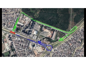 Dumlupınar Bulvarı İle Adnan Selekler Caddesi Kesişim Kavşağı 15 Gün Trafiğe Kapalı Olacak