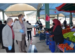 Demircili Esnafa Maske Ve Siperlik Dağıtıldı