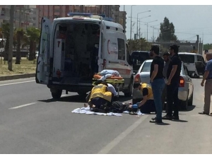 Mardin’de Otomobilin Çarptığı Yaya Yaralandı