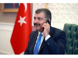 Sağlık Bakanı Koca, Abd’li Mevkidaşı Azar İle Görüştü