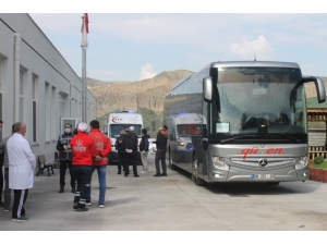 Çankırı’da Karantina Süresi Sona Eren 262 Vatandaş Evlerine Uğurlandı