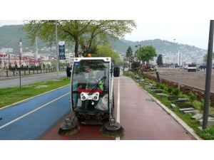 Ordu’da Sokaklar Issız Kaldı, İşçiler Görevine Devam Etti
