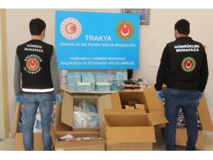 İzmir’de 15 Ton Etil Alkol Ve Edirne’de 5 Bin 230 Adet Maske İle Siperlik Ele Geçirildi