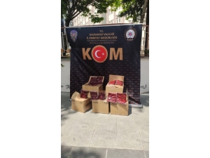 Gaziantep’te 195 Kilo Kaçak Nargile Tütünü Ele Geçirildi
