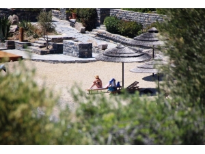 Denize Girenler Polisi Görünce Apar Topar Kaçtılar