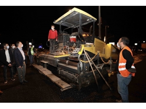 Başkan Büyükakın, Gece Denetimlerini Sürdürüyor