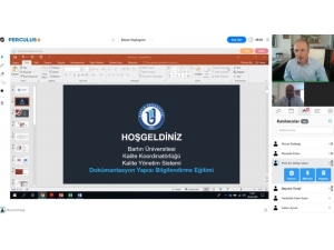 Bartın Üniversitesi’nde Hizmet İçi Eğitimler De Online Yapılıyor