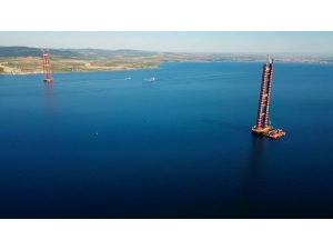 Çanakkale Boğaz Köprüsü’nün Kuleleri 270 Metreye Ulaştı
