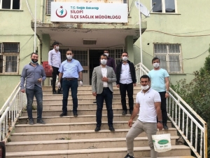 Sağlık-sen Şırnak Şube Başkanı Uçaş Silopi’de Sağlık Çalışanlarını Ziyaret Etti
