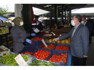 Isparta’da İlk Kez Kurulan Pazarda Fiyat Denetimi Yapıldı, Esnafın Ateşi Ölçüldü