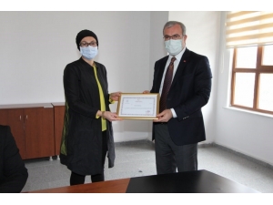 Görev Süreleri Tamamlanan Üyelere Teşekkür Belgesi