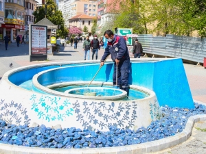 Süs Havuzları Temizlendi