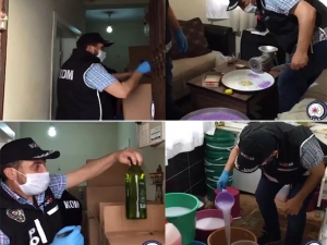 Bursa’da Kaçak Dezenfektan Ve Zeytinyağ Baskını