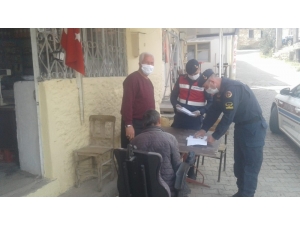 Burhaniye’de Jandarma Engelli Vatandaşı Sevindirdi