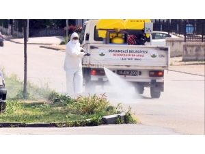 Osmangazi’de 3 Günde 9 Bin Çöp Konteyneri İlaçlandı