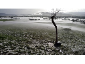 Bayburt’ta Dolu Etkili Oldu