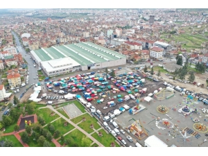 Pazaryerinde Sosyal Mesafe Tedbiri