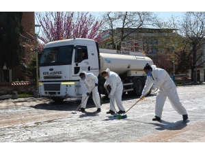 Kestel’de Dezenfekte Çalışmaları Aralıksız Sürüyor