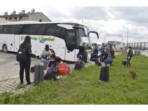 Karantinadaki 184 Vatandaş Memleketlerine Uğurlandı