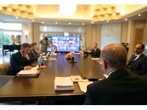 Cumhurbaşkanlığı Kabinesi Video Konferansla Toplandı