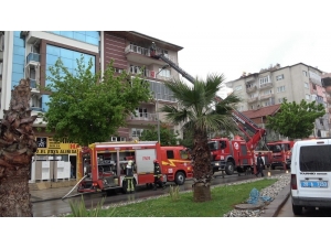 Tüpten Sızan Gaz Yangına Neden Oldu