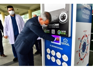 Yeşilyurt Belediyesinden Hijyenmatik Makinesi
