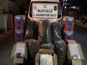 Malatya’da Kaçak Tütün Ve Faturasız Makaron Ele Geçirildi
