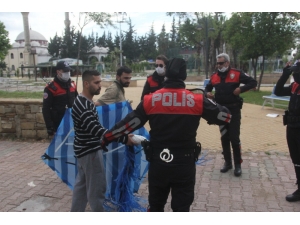 Uçurtma Yasağını Delenler Drone İle Belirlenip Yakalandı