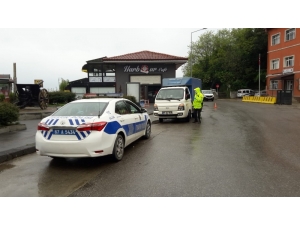 Zonguldak’ta Polis Ekipleri Denetim Yaptı