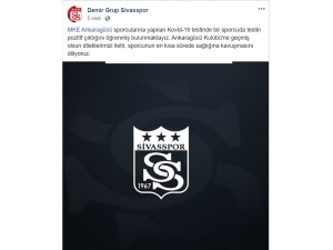 Sivasspor’dan Ankaragücü’ne Geçmiş Olsun Mesajı