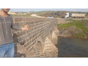 Tarihi Dilaver Köprüsü Onarılmayı Bekliyor