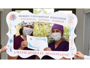 Meü’de Doğru El Hijyeni Uygulayan Hemşire Ve Ebelere Sertifika Verildi