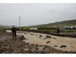 Varto’da Yağmur Sele Neden Oldu