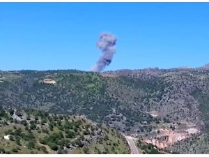 Adıyaman’daki Operasyonda Teröristlerin Bombalandığı Anlar Kamerada