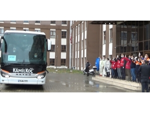 Bartın’da Karantina Süreleri Tamamlanan Gurbetçiler Memleketlerine Uğurlandı